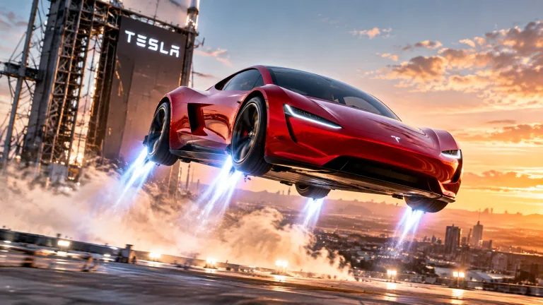 Viral! Mobil Tesla Elon Musk Bisa Melayang, Benarkah Era Mobil Terbang Dimulai?